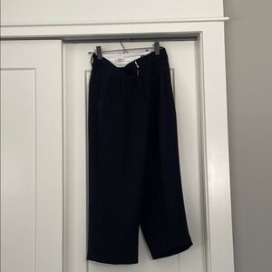 Aritzia Wilfred Cropped Black Dress Pants